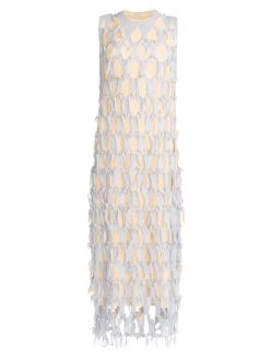 Maison Margiela Cut-Out Silk Dress