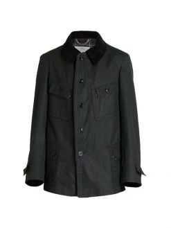Maison Margiela Corduroy-Collar Sports Jacket