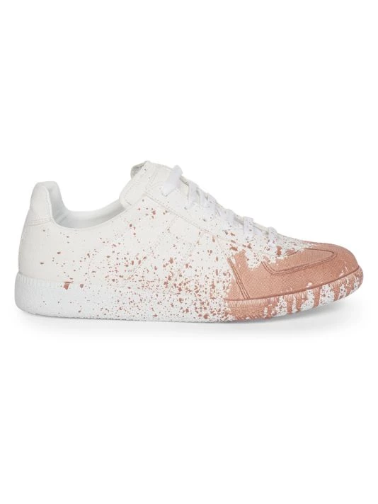 Maison Margiela Replica Paint Splatter Sneakers White Coquille 3 Maison Margiela Replica Paint Splatter Sneakers White Coquille