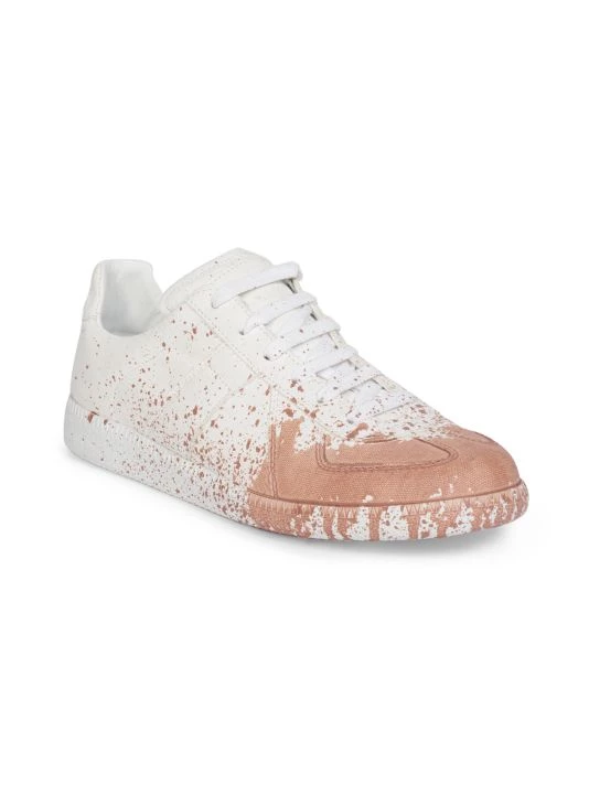 Maison Margiela Replica Paint Splatter Sneakers White Coquille 4 Maison Margiela Replica Paint Splatter Sneakers White Coquille - Image 2