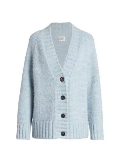 Maison Margiela Oversized Alpaca & Wool-Blend Cardigan