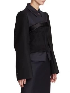 Maison Margiela Strapless Silk-Embellished Corset -Safavieh And Maison Margiela Sales unnamed file 770