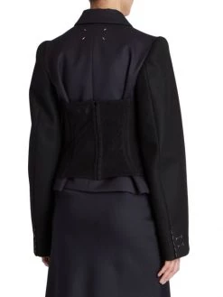 Maison Margiela Strapless Silk-Embellished Corset -Safavieh And Maison Margiela Sales unnamed file 771