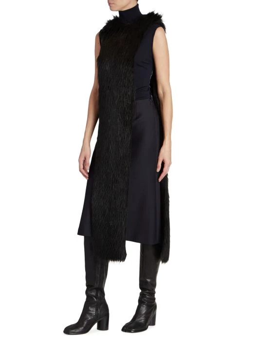 Maison Margiela Long Faux Fur Stole 6 Maison Margiela Long Faux Fur Stole - Image 4