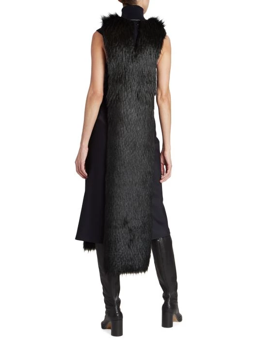 Maison Margiela Long Faux Fur Stole 7 Maison Margiela Long Faux Fur Stole - Image 5