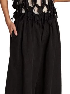 Maison Margiela Cotton-Linen Wide-Leg Pants -Safavieh And Maison Margiela Sales unnamed file 786