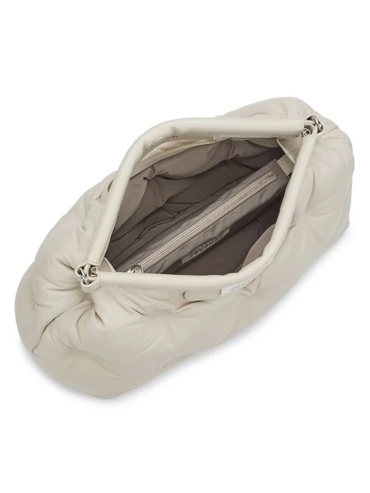 Maison Margiela Medium Glam Slam Leather Shoulder Bag Greige 5 Maison Margiela Medium Glam Slam Leather Shoulder Bag Greige - Image 3