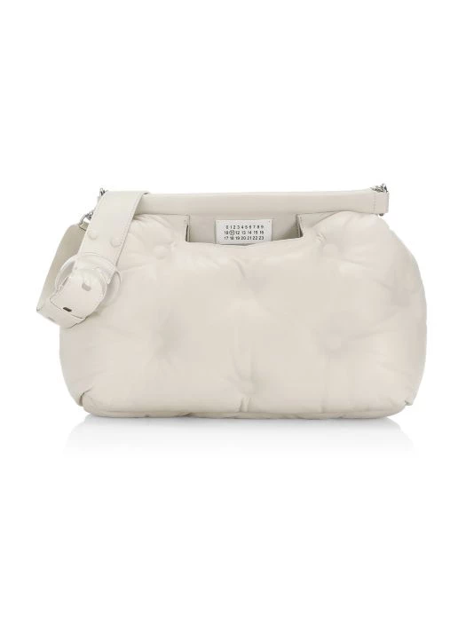 Maison Margiela Medium Glam Slam Leather Shoulder Bag Greige 7 Maison Margiela Medium Glam Slam Leather Shoulder Bag Greige - Image 5