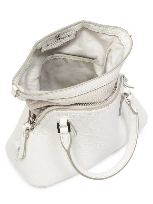 Maison Margiela Micro 5AC Leather Tote White 5 Maison Margiela Micro 5AC Leather Tote White - Image 3