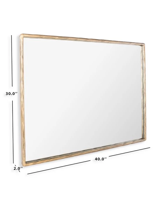 Safavieh Trish Small Rectangle Metal Mirror 6 Safavieh Trish Small Rectangle Metal Mirror - Image 4