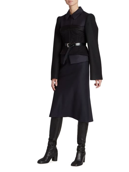 Maison Margiela Wool Contrast-Sleeve Jacket 4 Maison Margiela Wool Contrast-Sleeve Jacket - Image 2