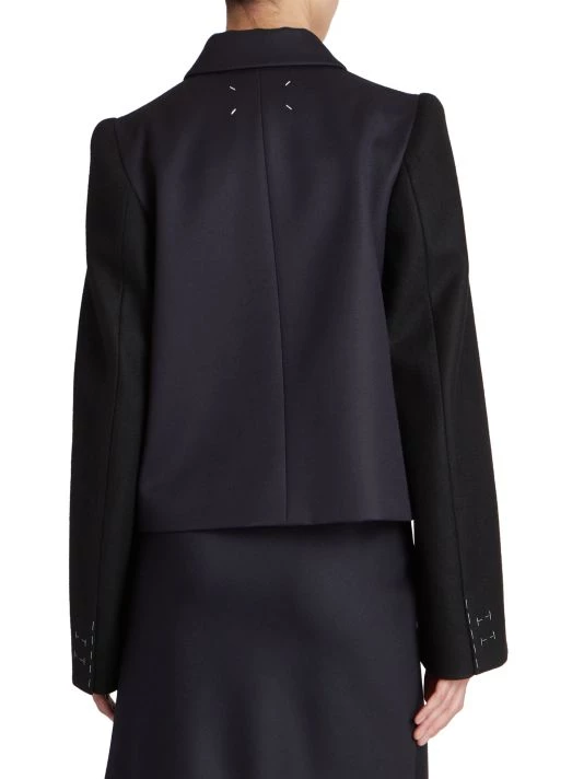 Maison Margiela Wool Contrast-Sleeve Jacket 7 Maison Margiela Wool Contrast-Sleeve Jacket - Image 5