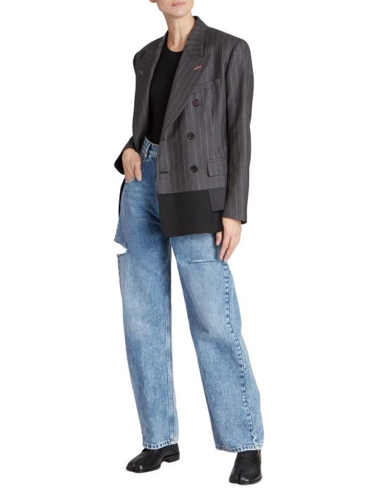 Maison Margiela Inside-Out Pinstriped Blazer 4 Maison Margiela Inside-Out Pinstriped Blazer - Image 2