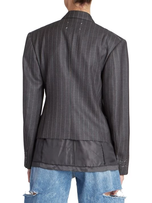 Maison Margiela Inside-Out Pinstriped Blazer 7 Maison Margiela Inside-Out Pinstriped Blazer - Image 5