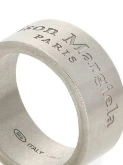 Maison Margiela Sterling Silver Engraved Logo Ring For Men -Safavieh And Maison Margiela Sales unnamed file 883