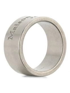 Maison Margiela Sterling Silver Engraved Logo Ring For Men -Safavieh And Maison Margiela Sales unnamed file 884