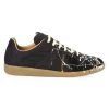 Maison Margiela Replica Painter Leather Sneakers For Men Black Paint -Safavieh And Maison Margiela Sales unnamed file 906