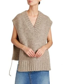 Maison Margiela Botanically Dyed Tabard Knit Vest -Safavieh And Maison Margiela Sales unnamed file 915
