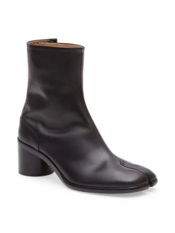 Maison Margiela Tabi Leather Ankle Boots For Men