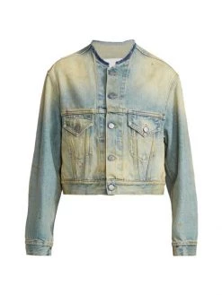 Maison Margiela Collarless Denim Jacket