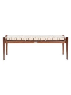 Safavieh Dilan Leather Bench
