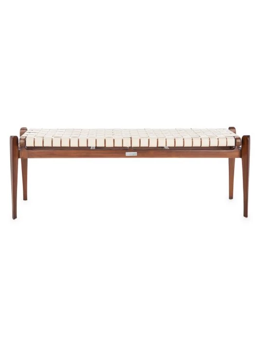 Safavieh Dilan Leather Bench 3 Safavieh Dilan Leather Bench