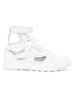 Maison Margiela X Reebok Classic Leather Tabi High-Top Sneakers For Men White