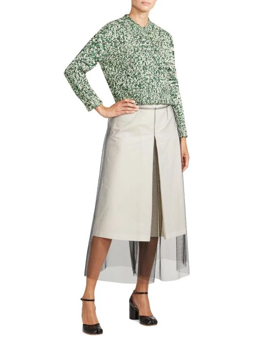 Maison Margiela Shrunken Marled Wool Sweater 4 Maison Margiela Shrunken Marled Wool Sweater - Image 2