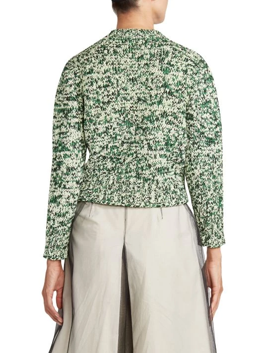 Maison Margiela Shrunken Marled Wool Sweater 7 Maison Margiela Shrunken Marled Wool Sweater - Image 5